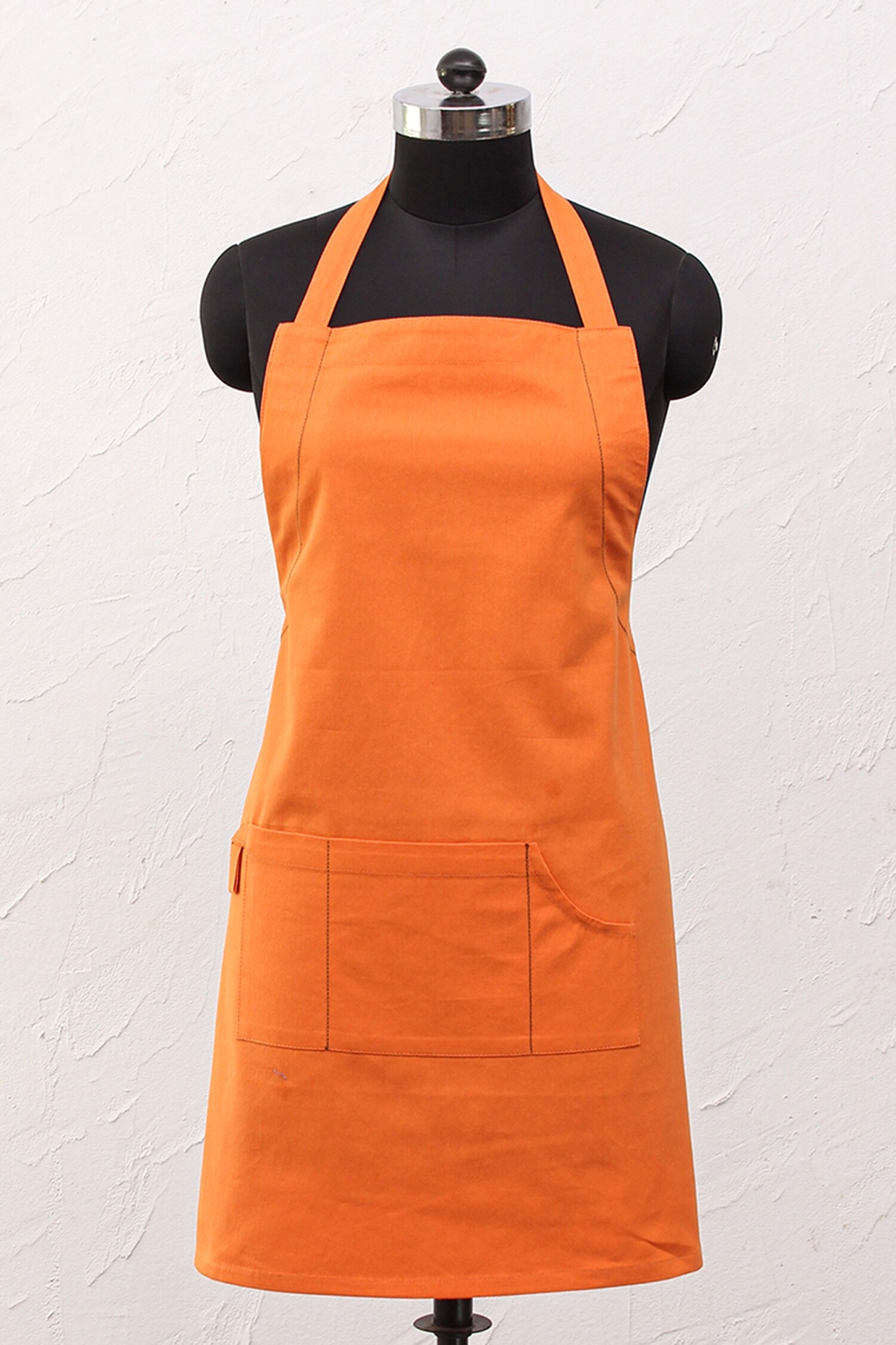 Buy Orange 100 Cotton Farmhouse Apron by House This Online at Aza