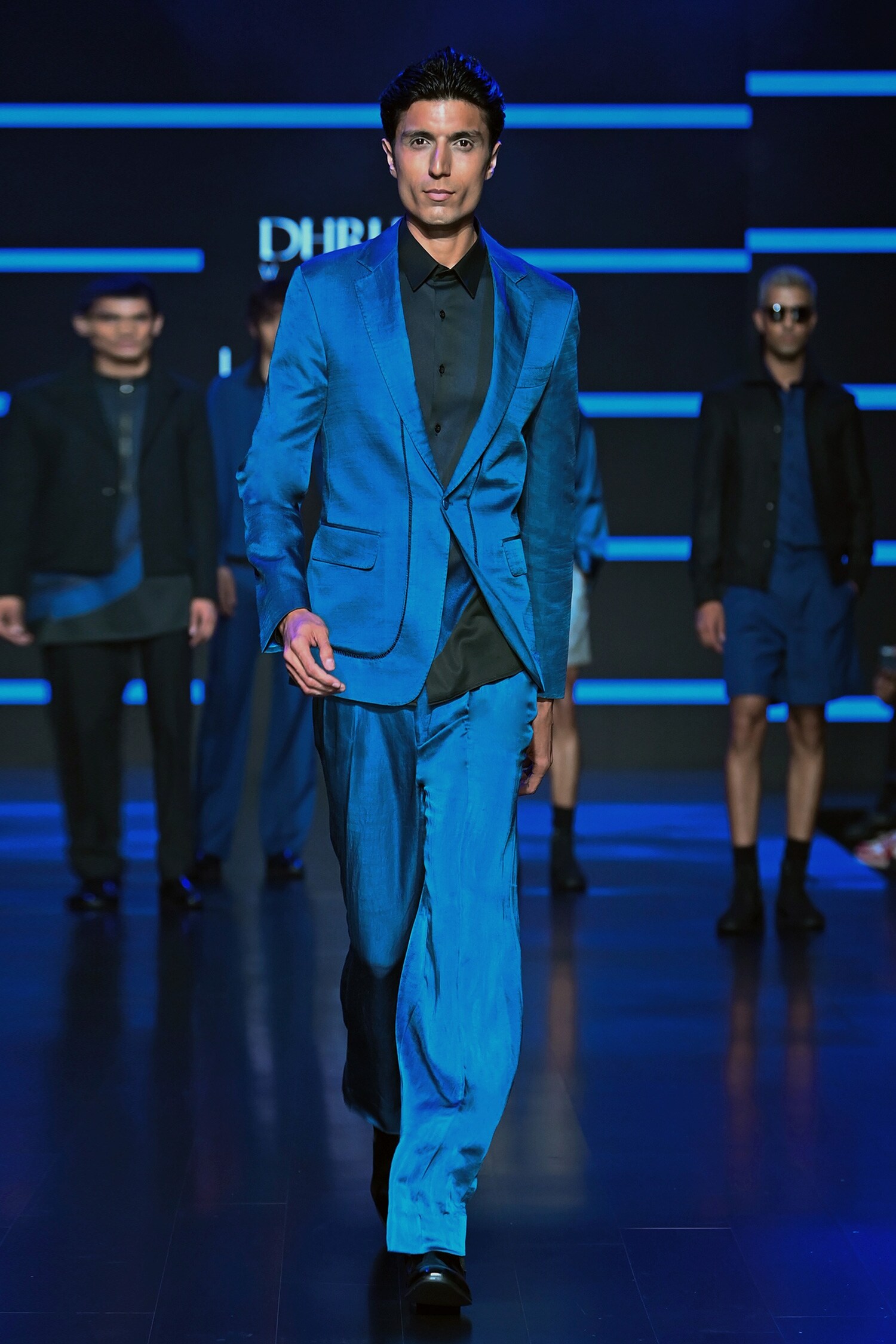 buy-blue-viscose-satin-lapel-collar-jacket-and-pant-set-for-men-by