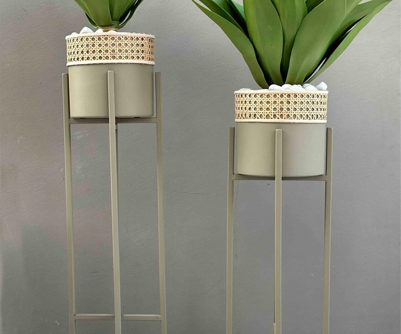 Buy Mason Home Manila Rattan Planter Set Of 2 Online Aza Fashions