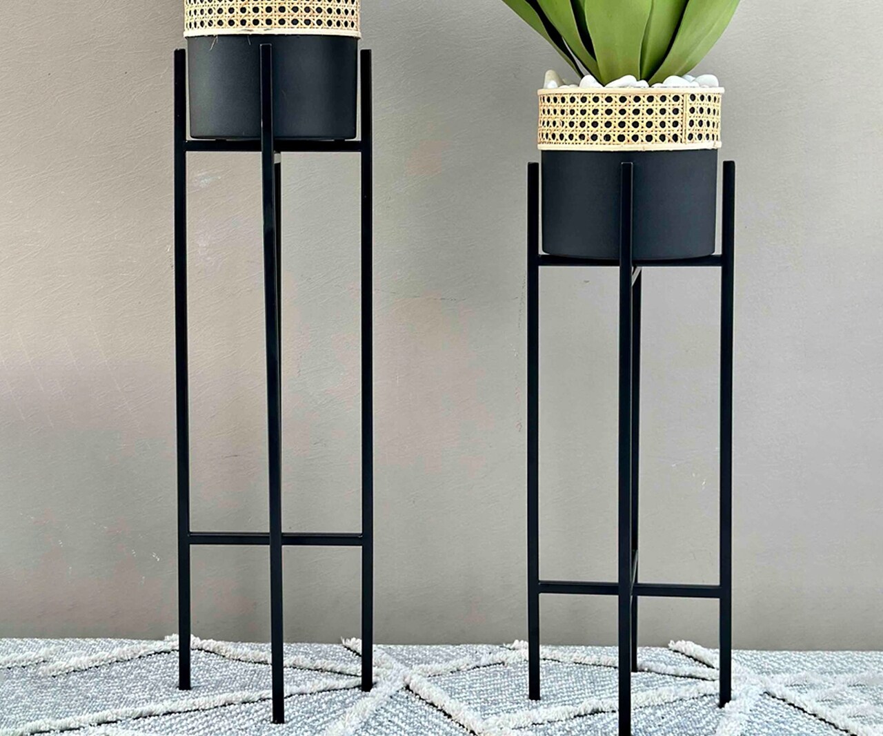 Buy Mason Home Manila Rattan Planter Set Of 2 Online Aza Fashions
