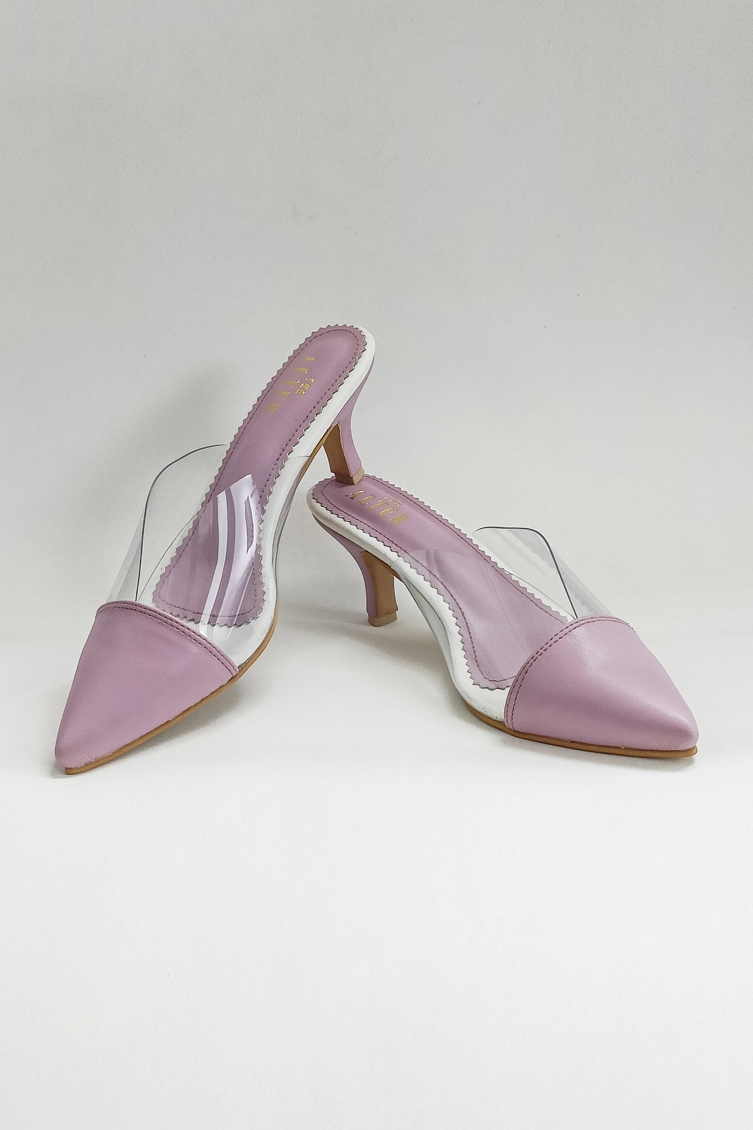 Buy Purple Plain Cinderella Stiletto Heels by THE ALTER Online at