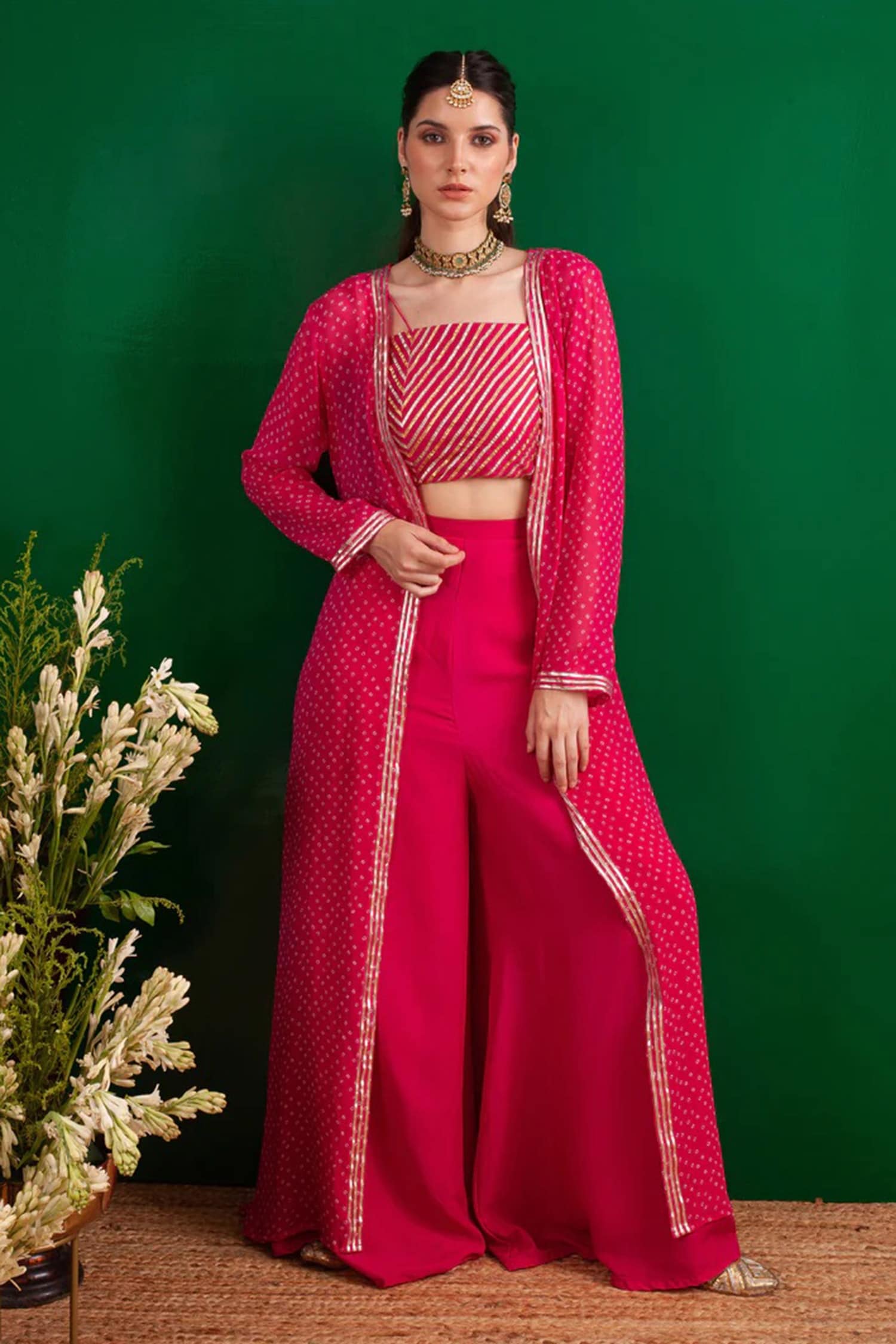 Buy Pink Long Suit Jacket Vest Pants Woman Designer Blazer Online in India   Etsy
