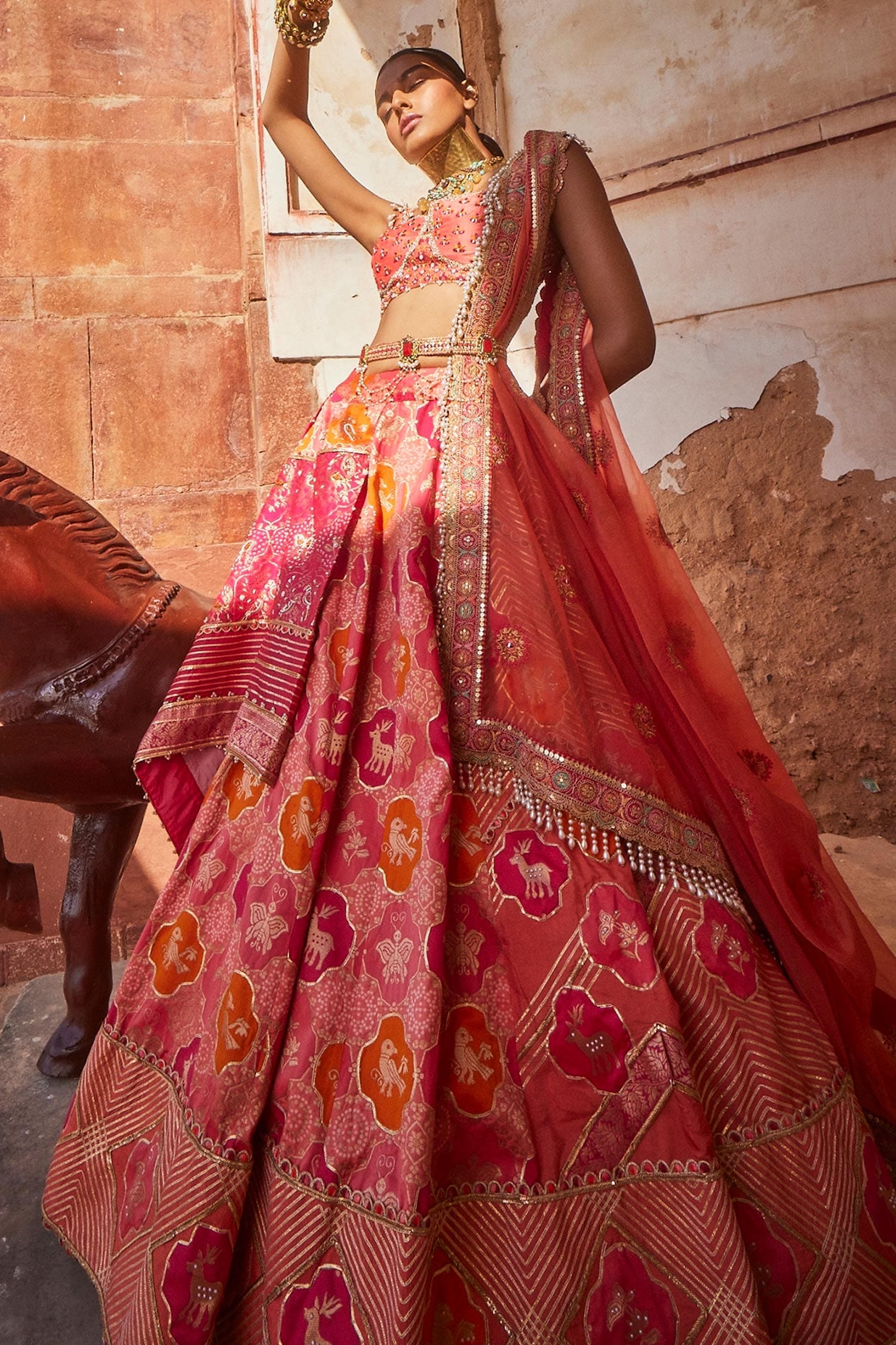 11 Gorgeous Brides Who Slayed In A Saree On Their Wedding Day! – WedBook |  Red saree wedding, Indian bridal sarees, Indian bridal photos