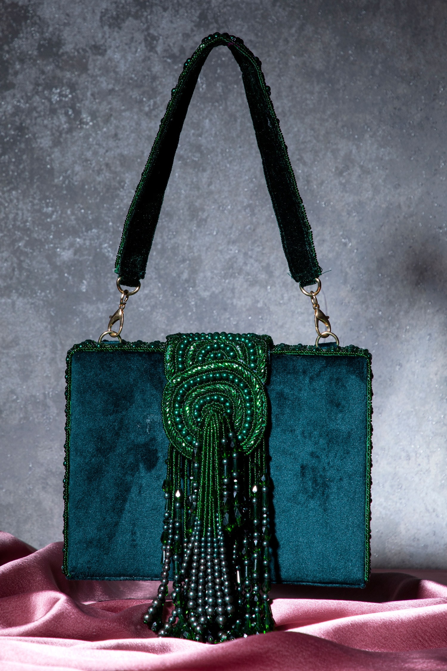 Emerald Evening Clutch Box