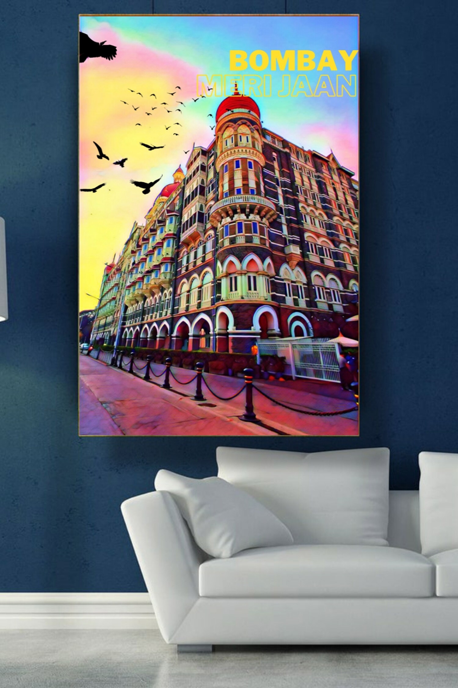 Buy Raffinee Bombay Digital Print Wall Art Online Aza Fashions