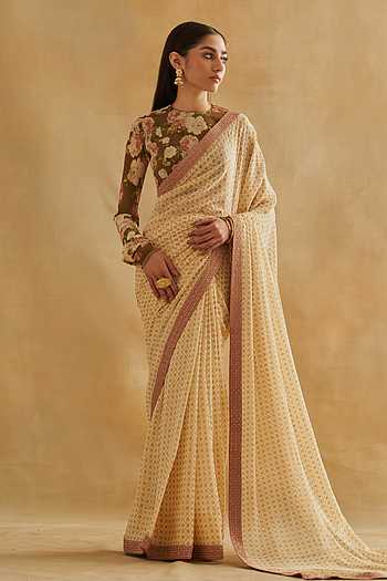 Arya multi color saree with blouse