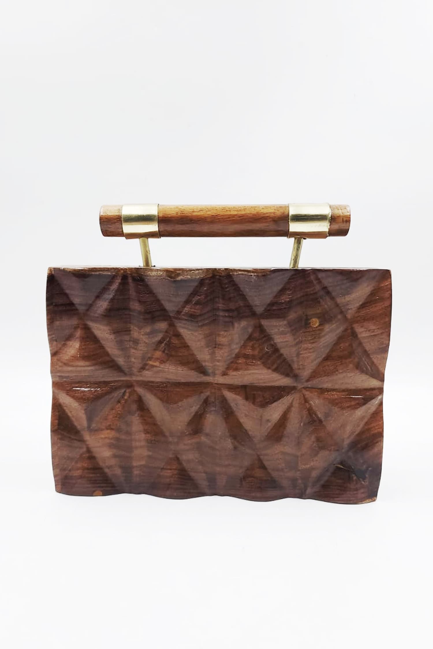Round Edge Wooden Clutch Handbag – Zok and Zaari