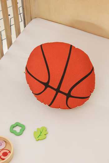 Cuscino Decorativo A Forma Di Pallone Da Basket Con Gambe – Peluche Morbido Sorridente, Per Divano, Camera E Regalo