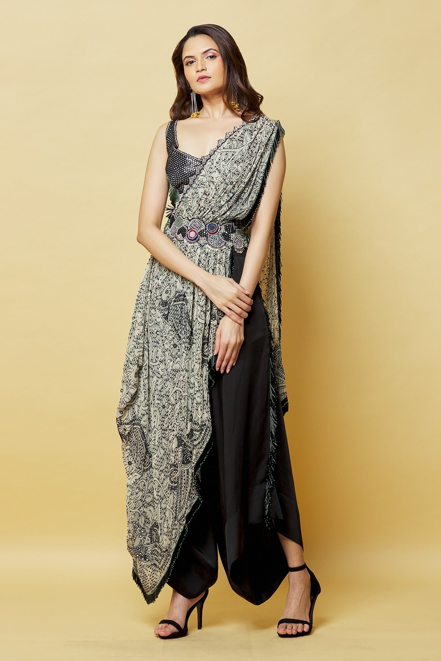 Dhoti Saree | Sharara Saree | Buy Plazo Saree| Pant Saree