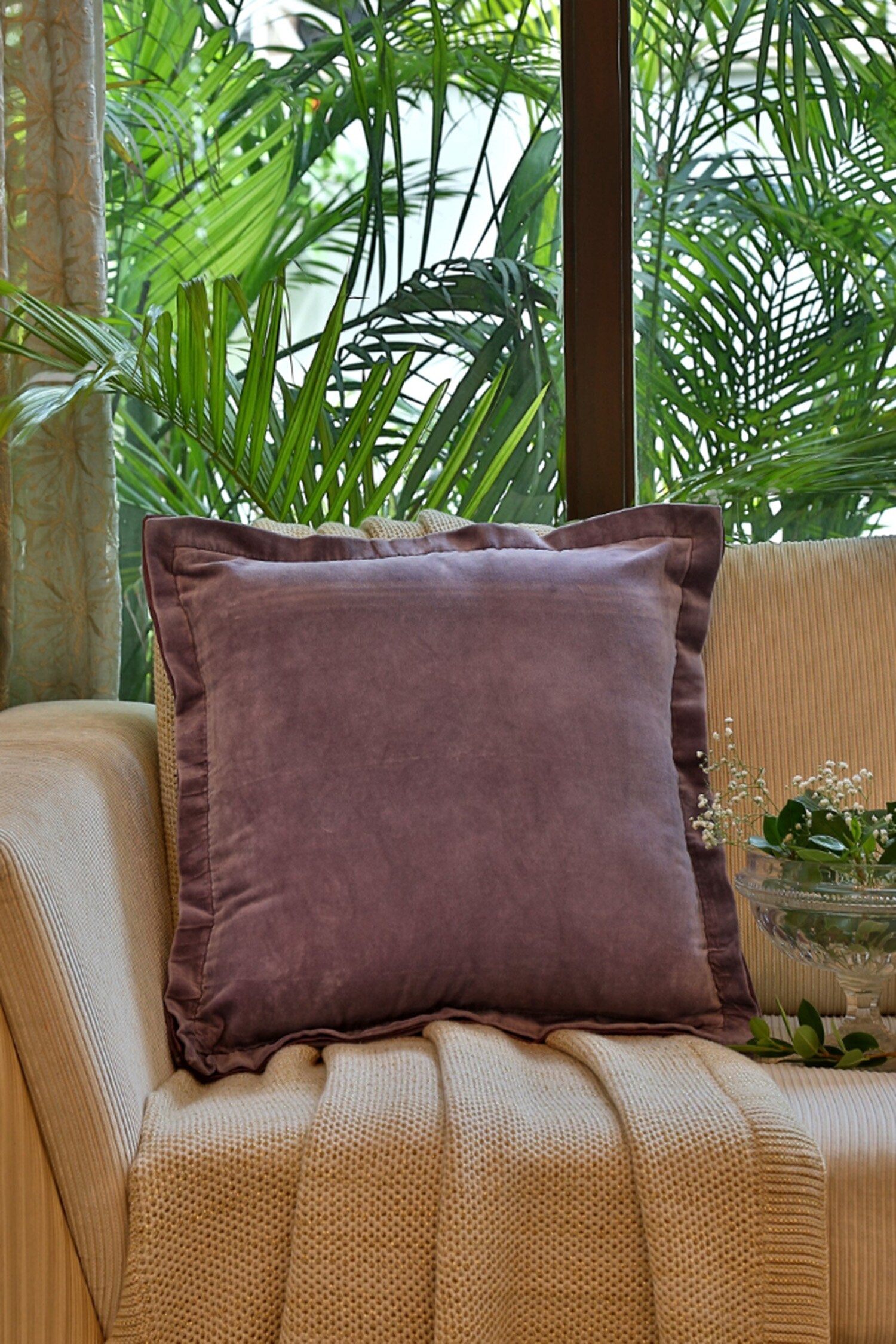 Buy Amoli Concepts Tonal Border Cushion Cover Online Aza Fashions