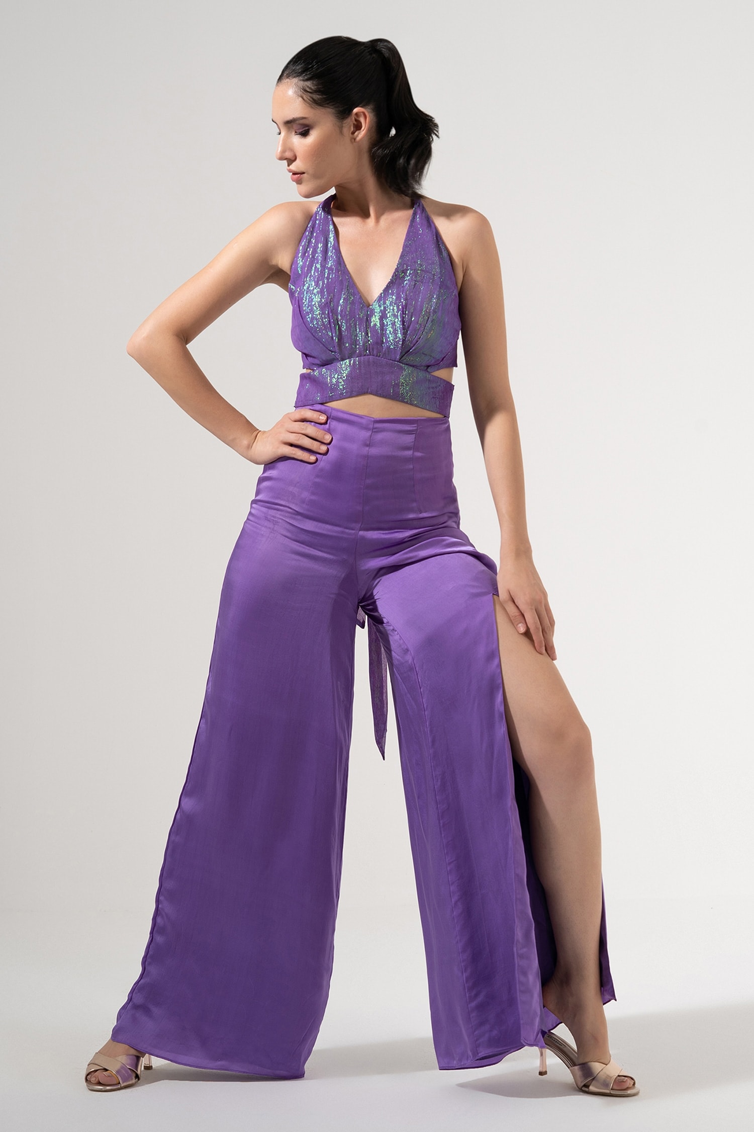 Ribbed Velvet Halter Bodysuit  Shop Old Cropped Tops & Bodysuits at Papaya  Clothing