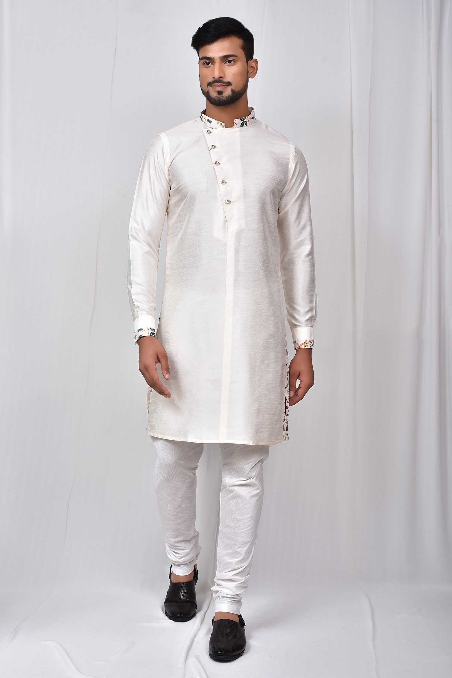 White deals churidar kurta