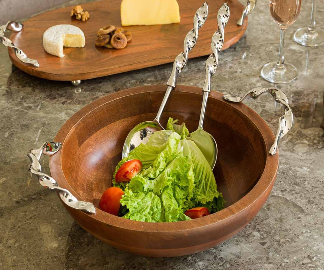 Buy Elm & Oak Andreas Classic Salad Bowl Online Aza Fashions