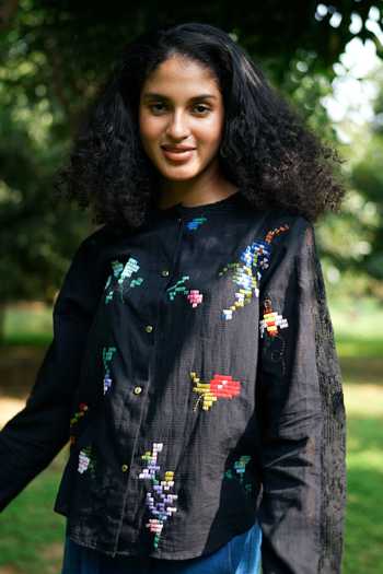 Yeji Handwoven Embroidered Shirt