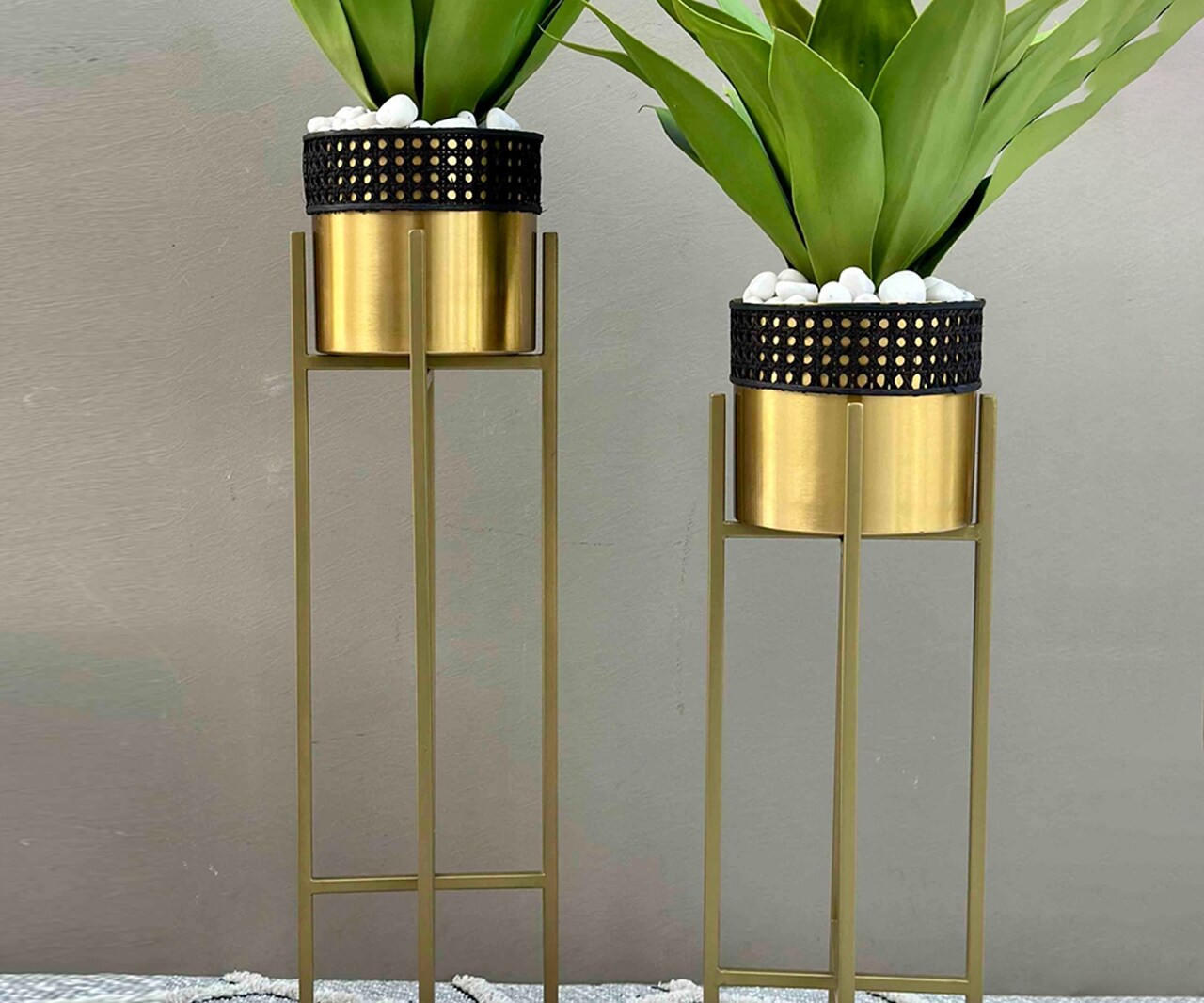 Buy Mason Home Manila Rattan Planter Set Of 2 Online Aza Fashions