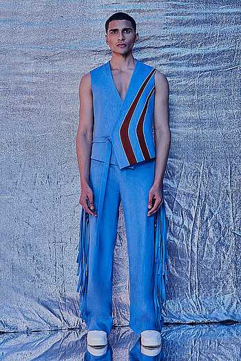 Lineusup Pant - Mid Blue