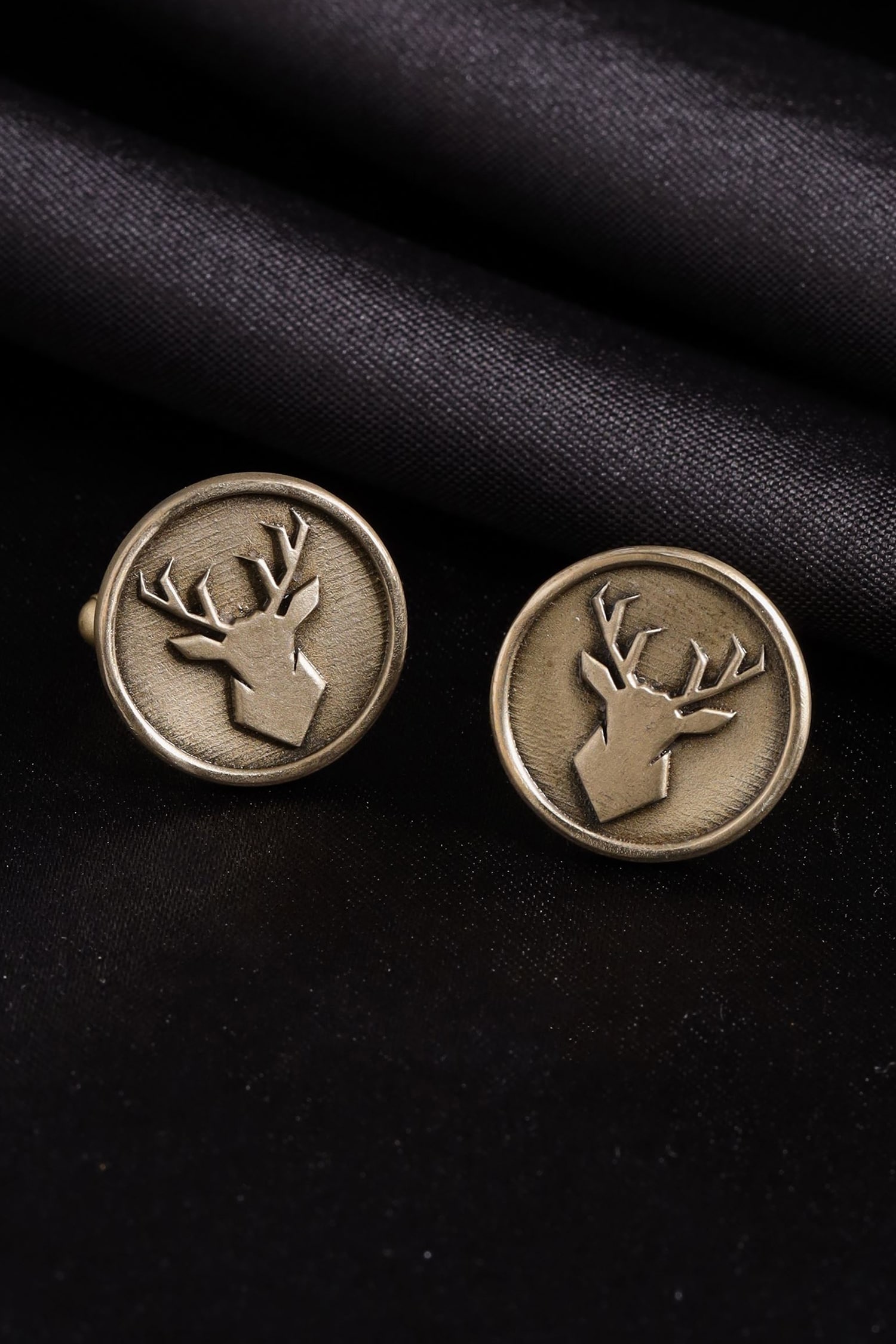 Cosa Nostraa Gold Imperial Stag Cufflinks