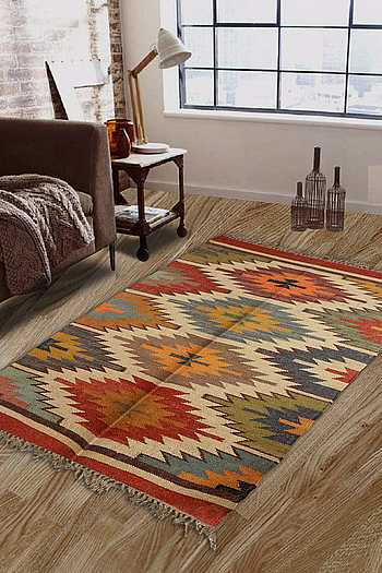 Buy Nakshikathaa - Homeware Hand Woven Rug Online | Aza Fashions