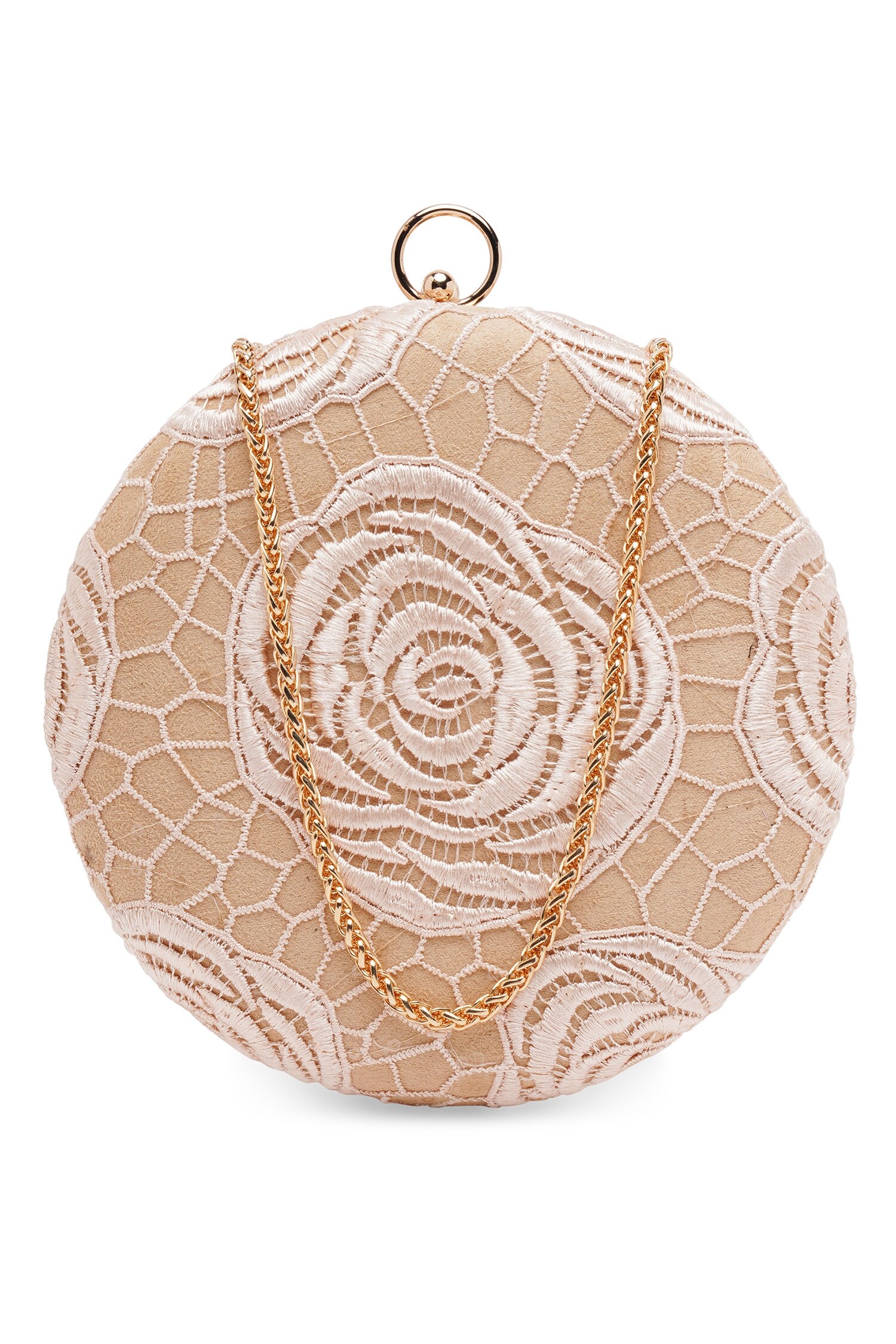 Buy Richa Gupta Floral Lace Clutch With Sling Online Aza Fashions