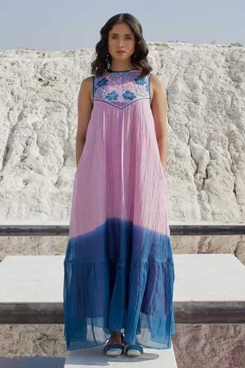 The Loom Art | Aster Bloom Lilac Dress