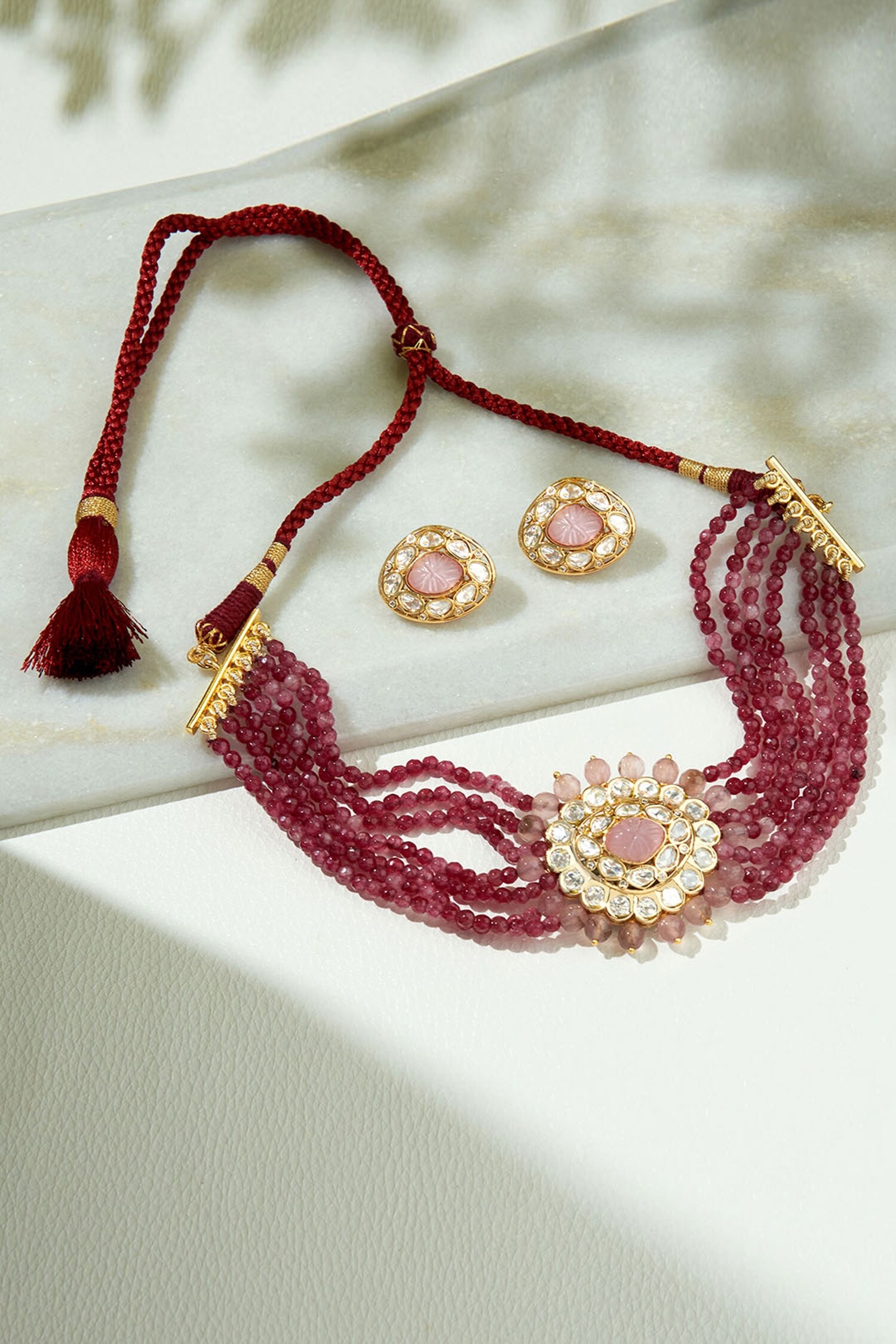 Buy Joules By Radhika Handcrafted Kundan And Polki Embellished Choker