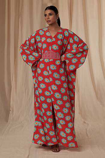 Yellow Cherry Blossom Kaftan - Masaba