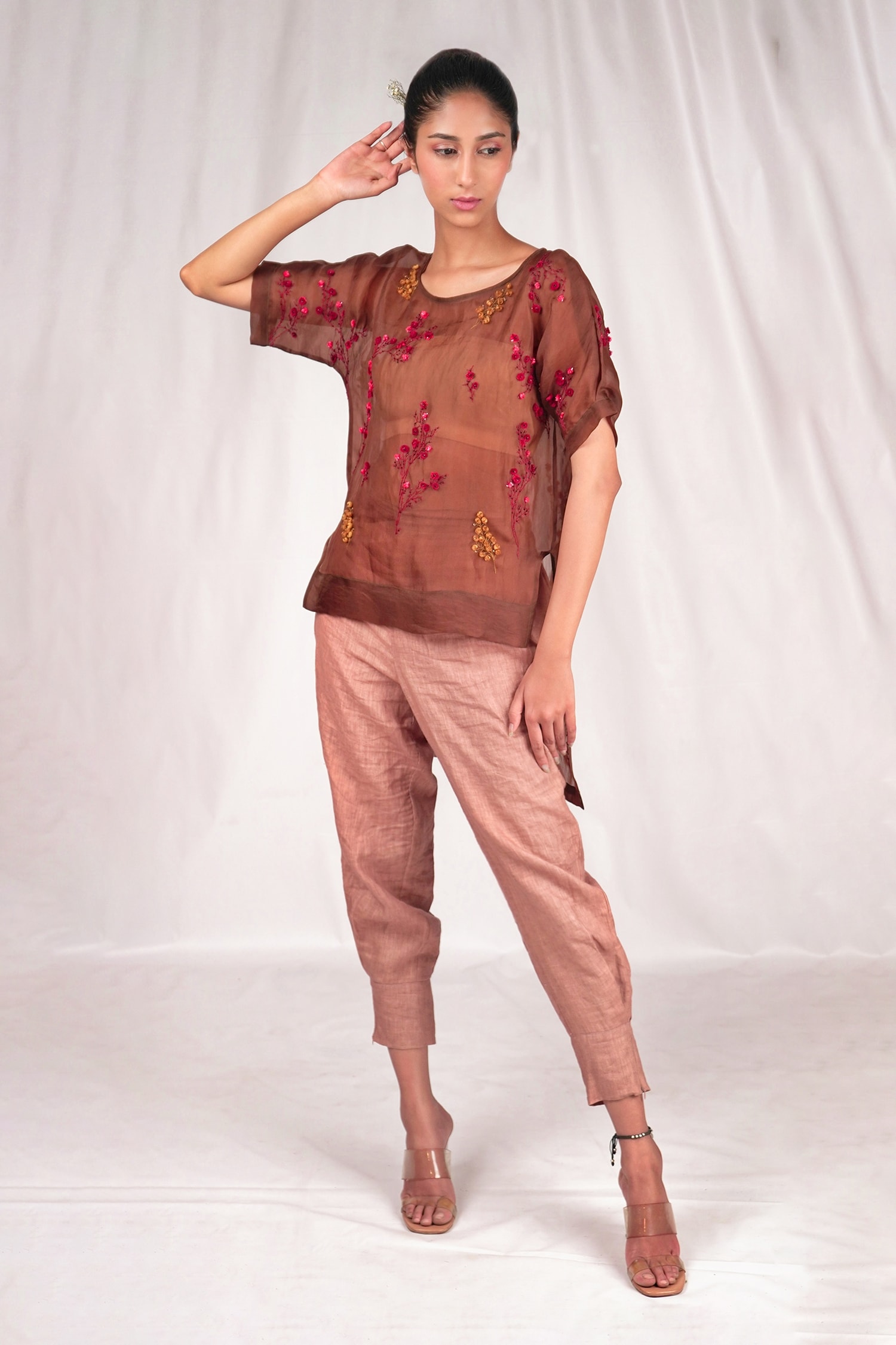 Buy Pink Linen Pants Online In India  Etsy India