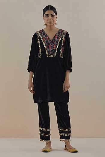 Indiessence (Buy 2 @ 499) Women Polyester Multicolor Aztec Print Kurti