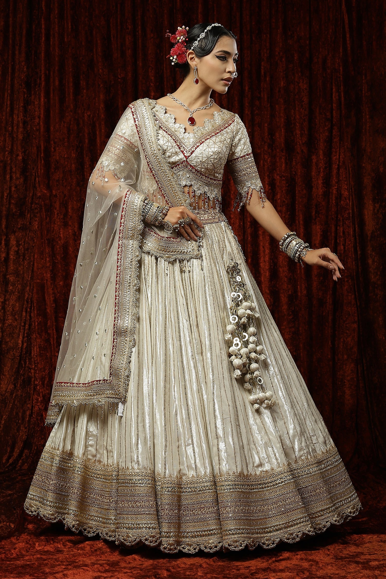 Buy Silver Lehenga Choli Lenga Lehnga Chania Choli Function Wear Lehenga  Choli Wedding Wear Lengha for Women Indian Ethnic Wear Full Set Sari 1  Online in India - Etsy