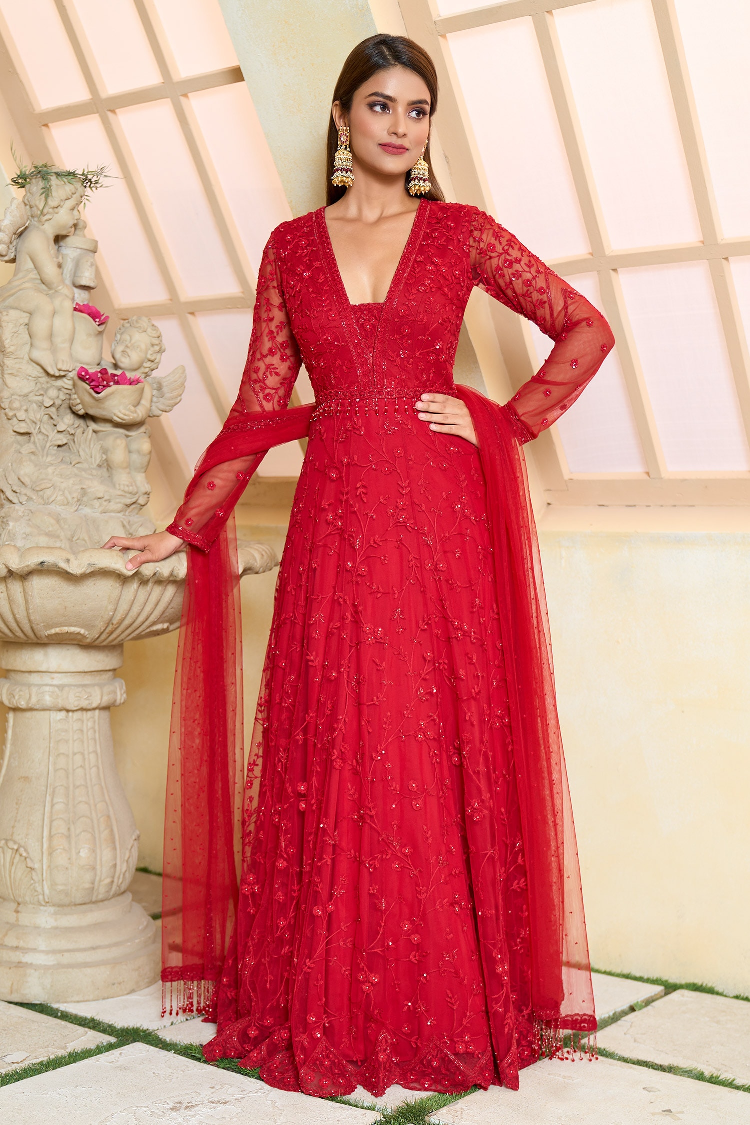 Buy Heavy Anarkali Suits for Women Online at the Best Prices | Libas