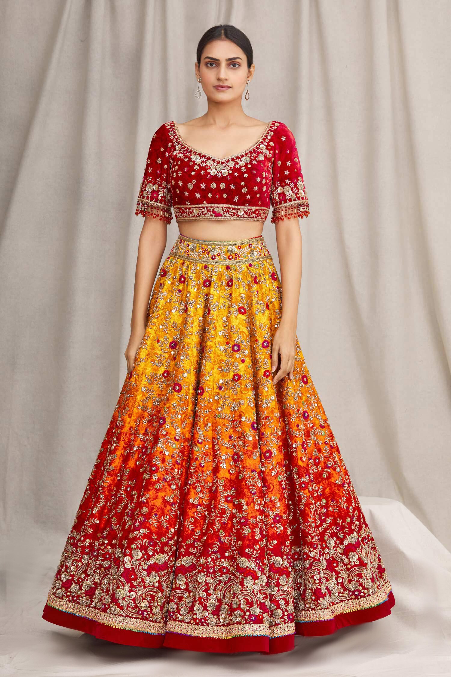 floral lehenga price