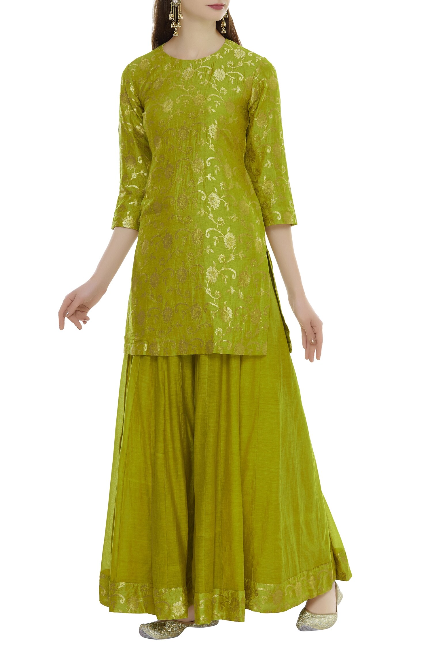 sharara pant and top