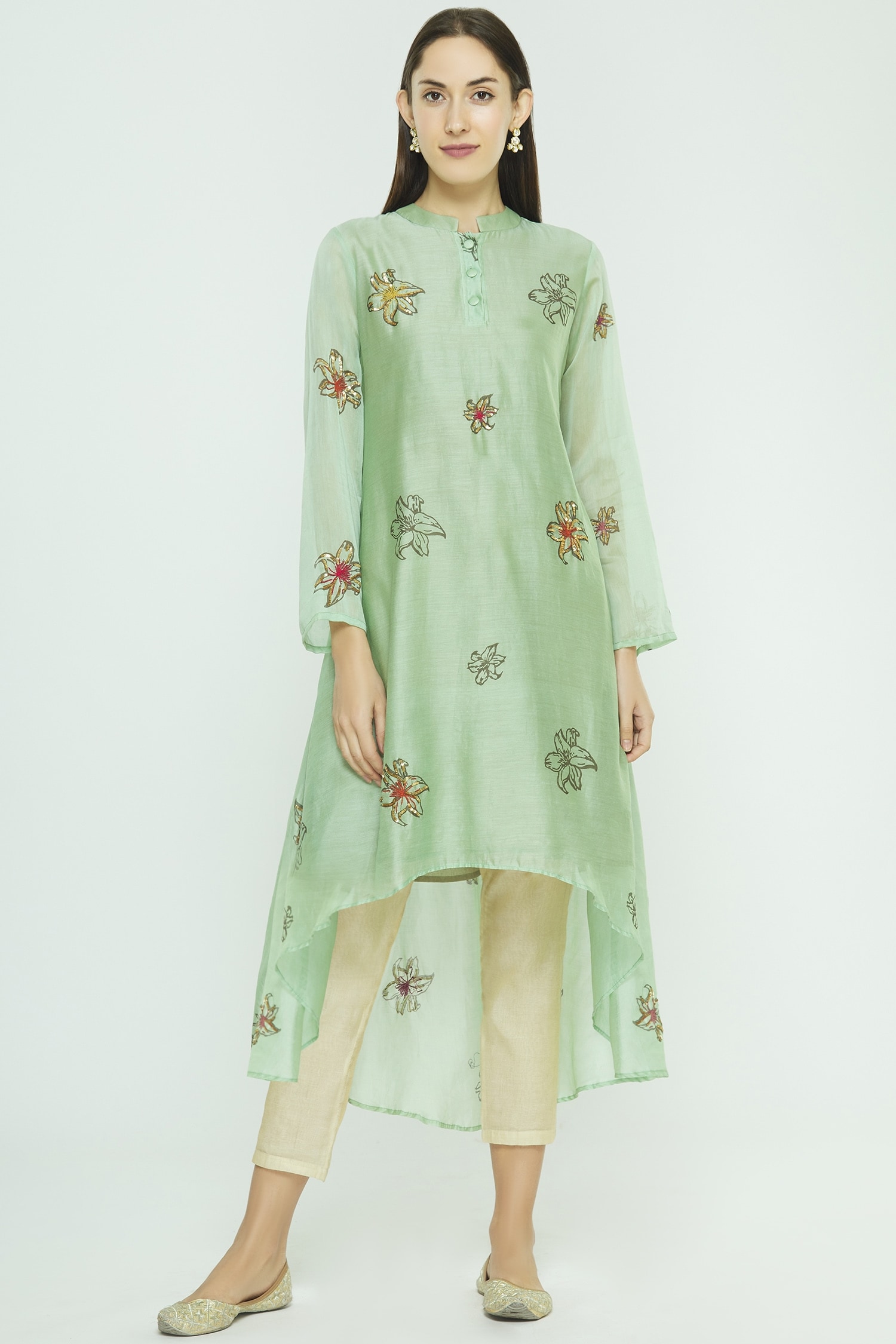 new silk kurta designs