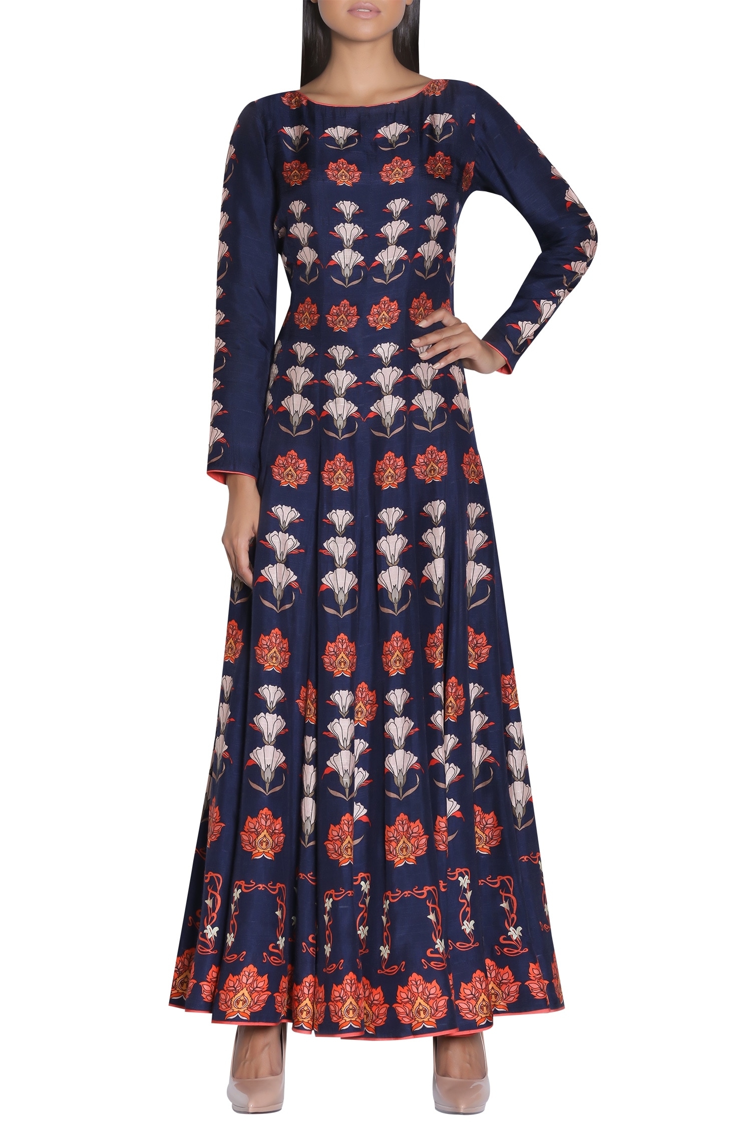 long sleeves anarkali kurta