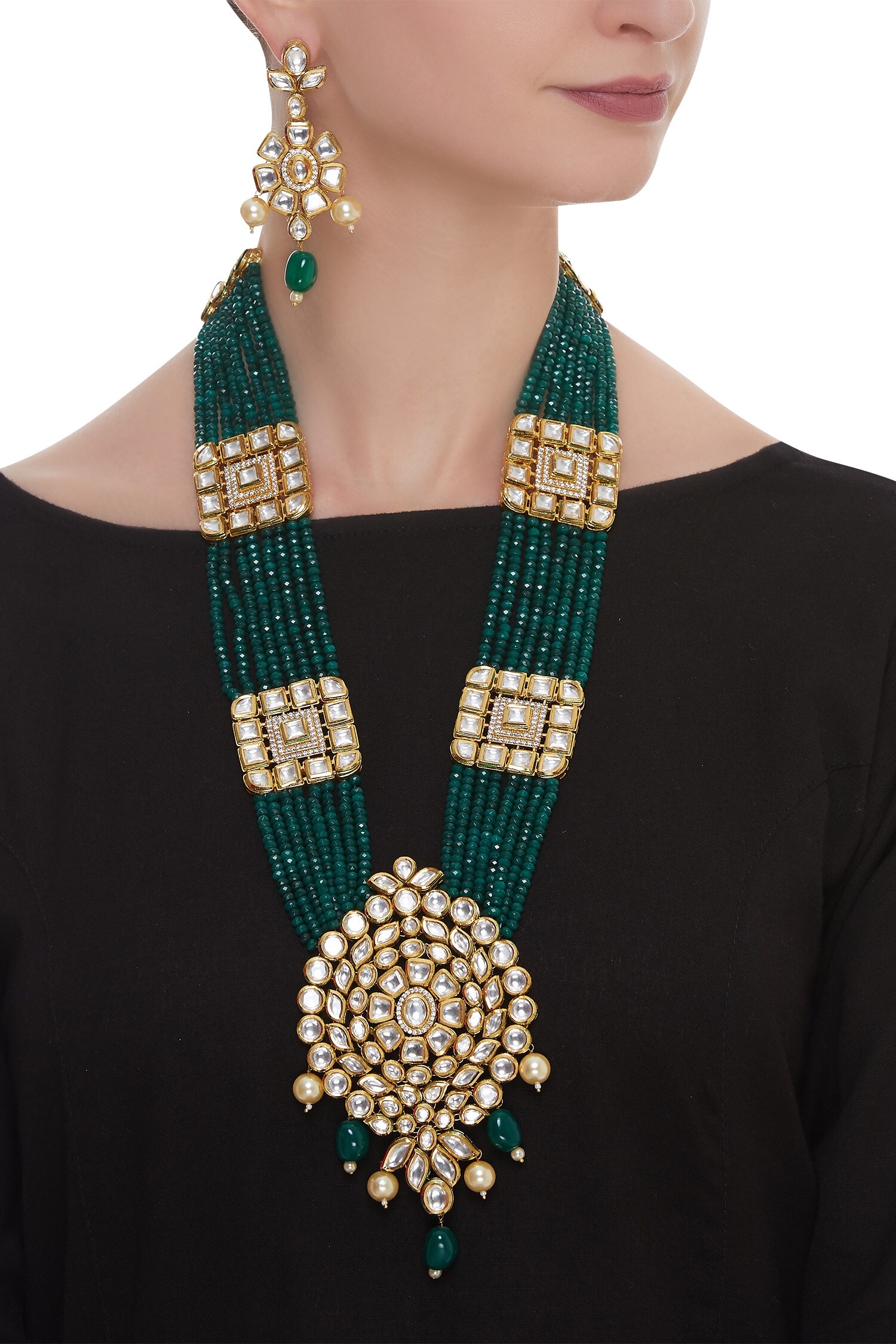 kundan beads jewellery