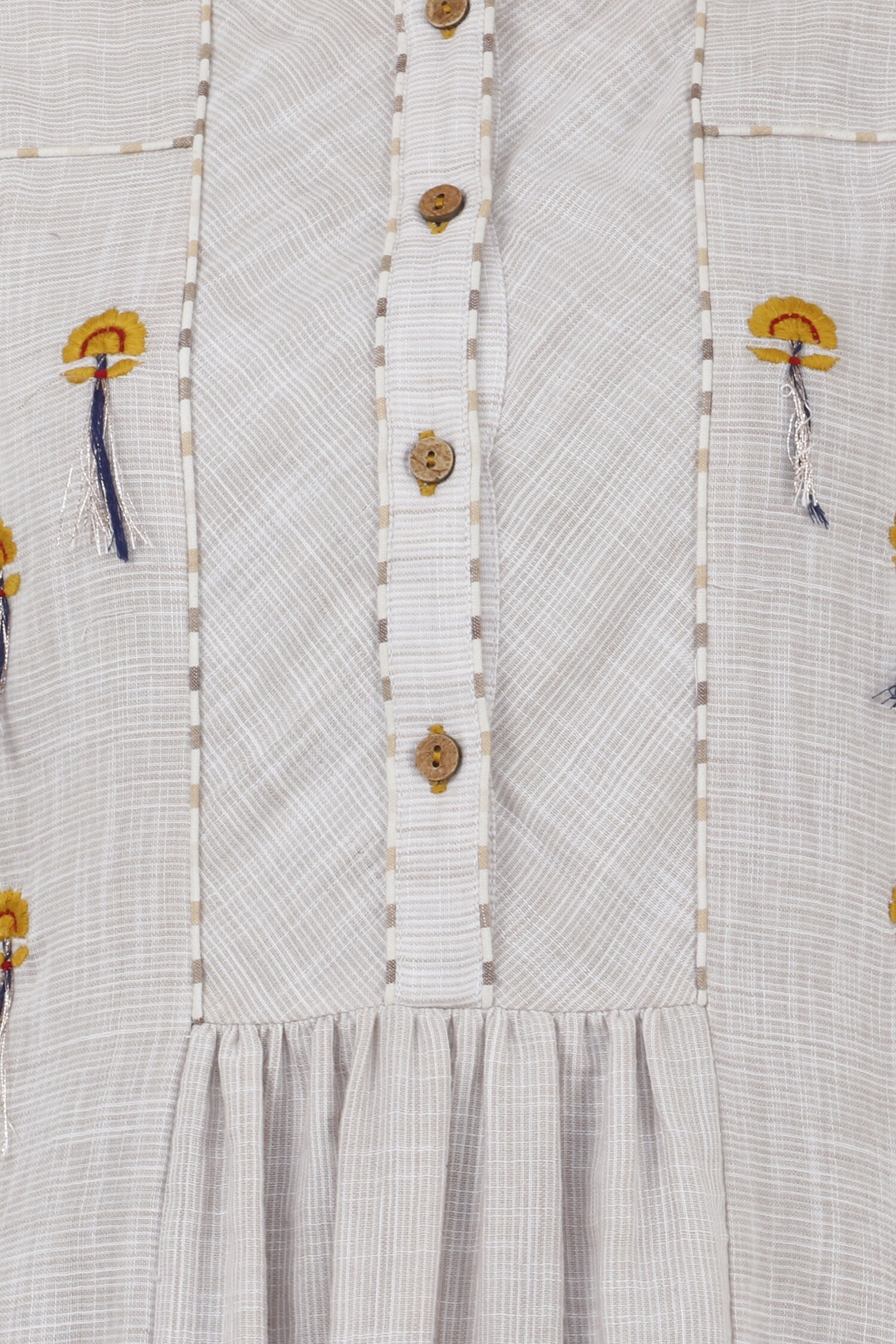 Buy Tassel Embroidered Dress by S & V Designs at Aza Fashions