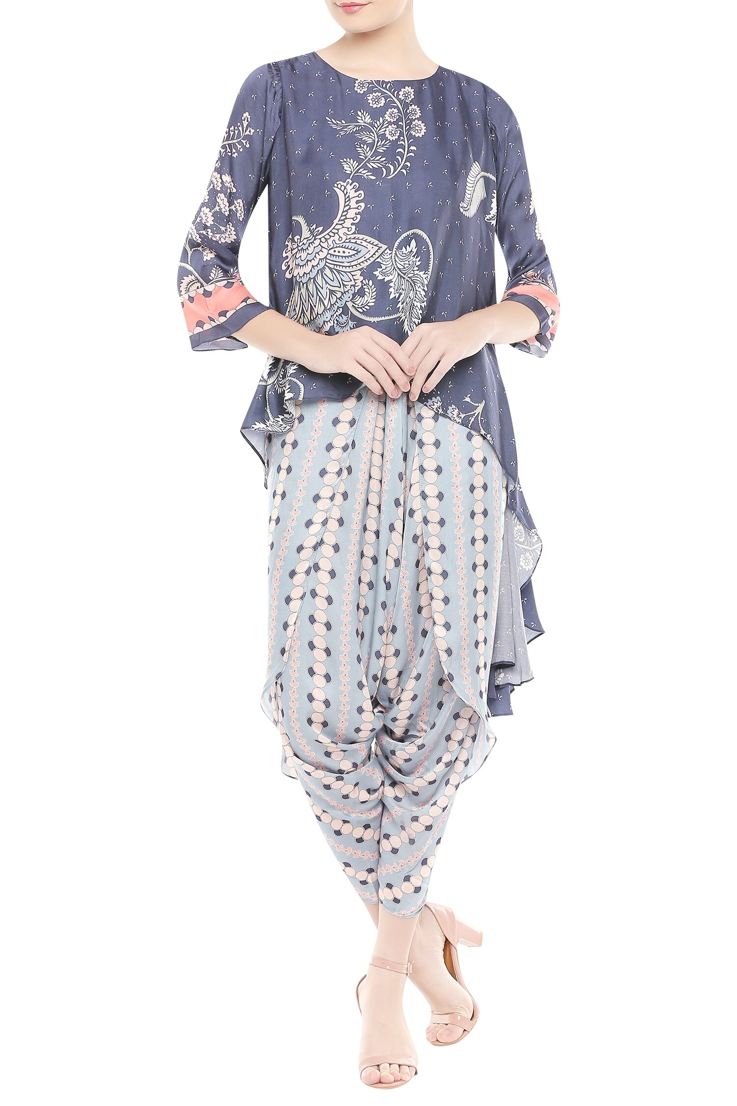 Buy Printed Dhoti Jumpsuit by Soup by Sougat Paul at Aza Fashions