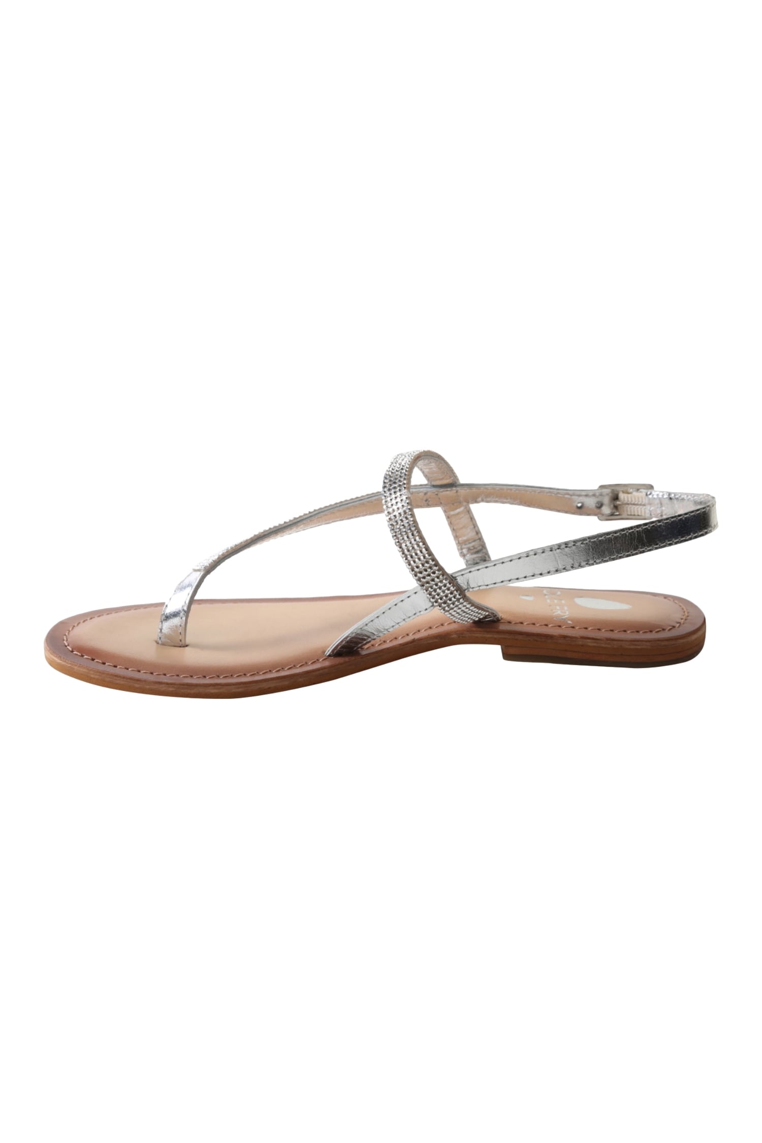 Padded Skinny Strap Flat Sandals | boohoo