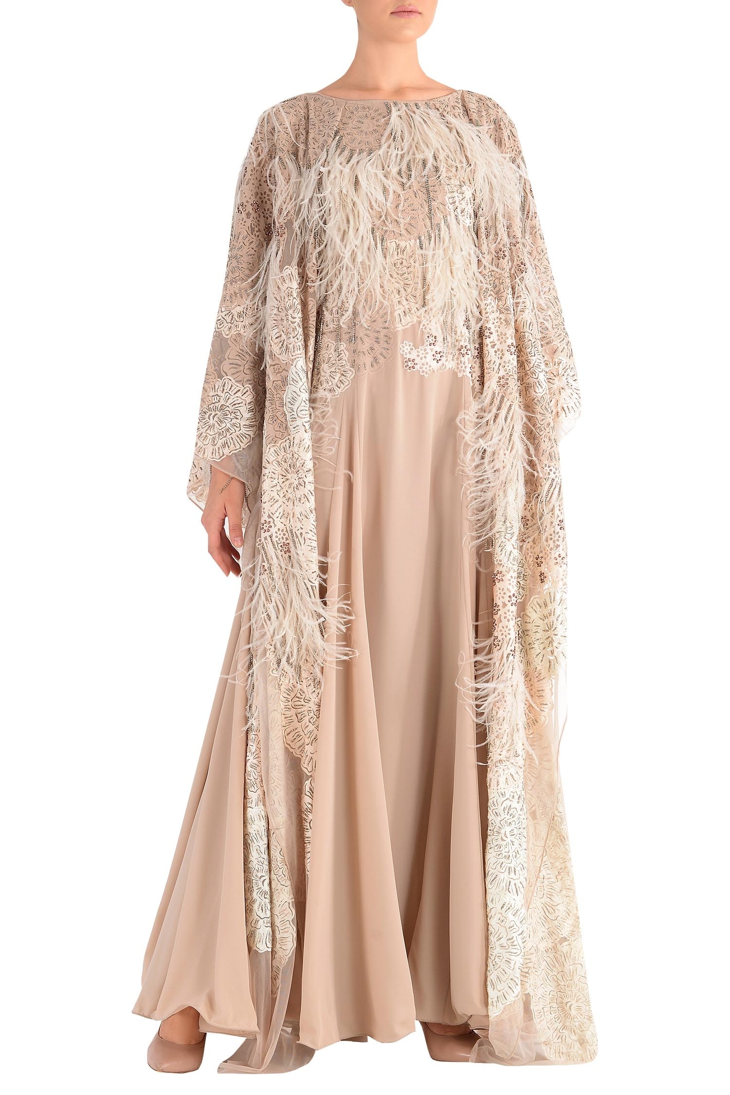 kaftan style gown