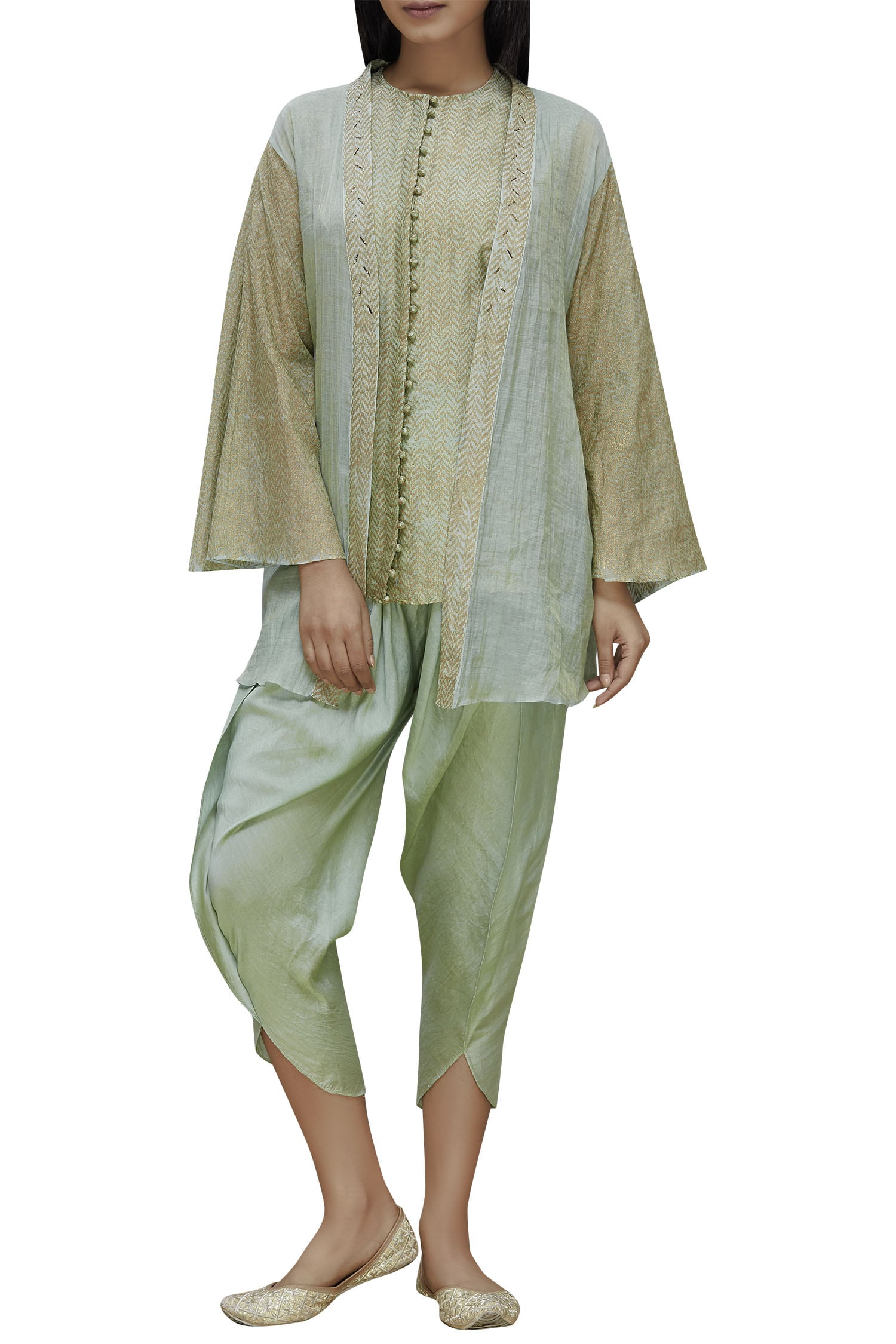 short kurti pant set