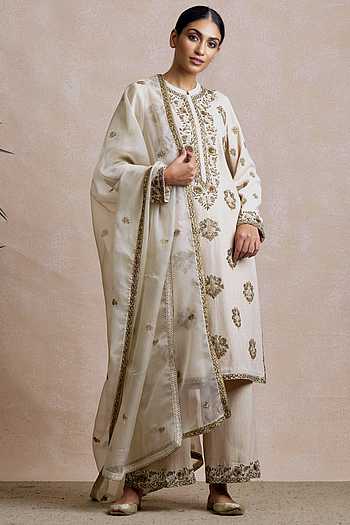 Lola Supima Cotton Beige Kurta Set