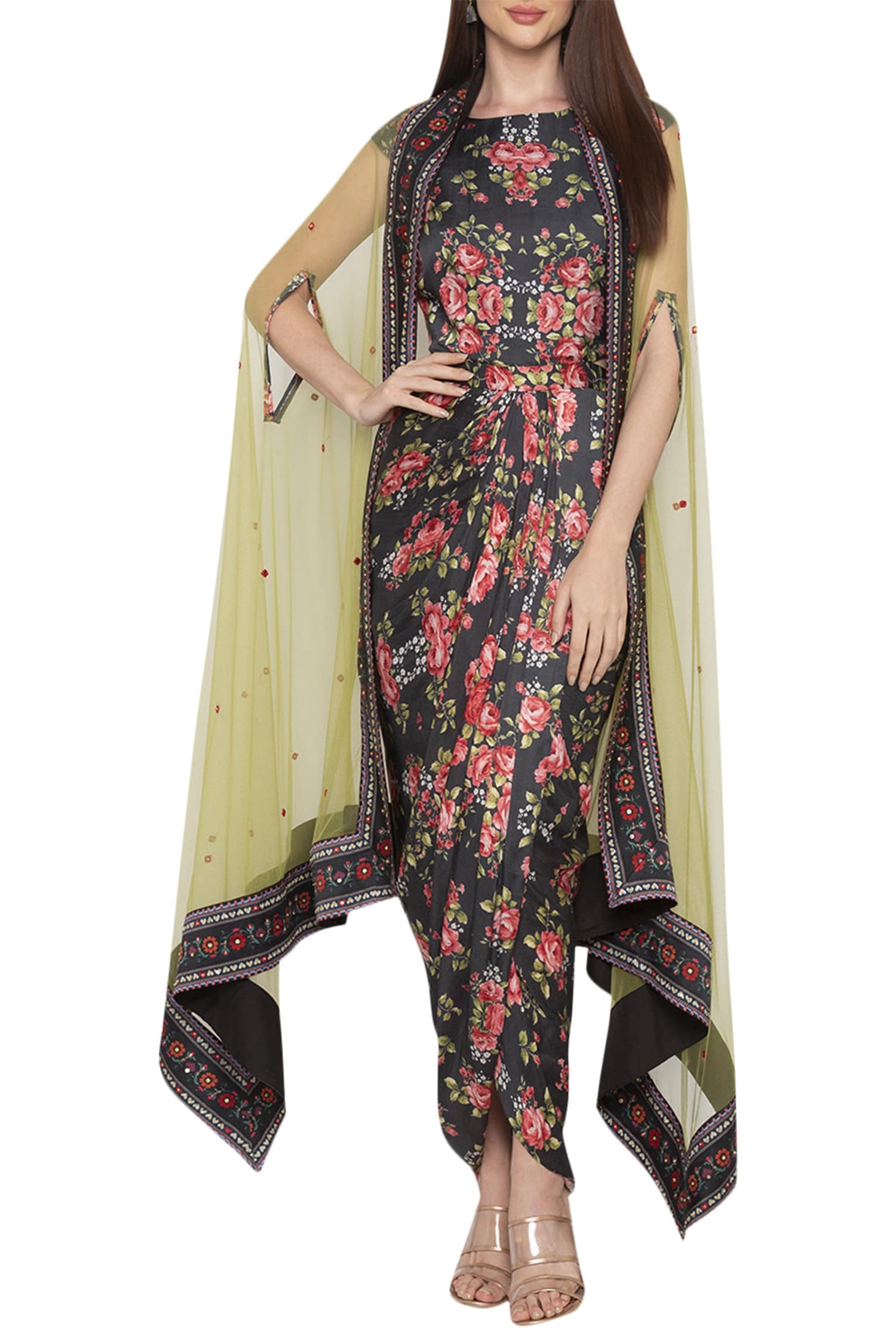 Buy Off White Handloom Net Embroidered Orchid Bloom Top And Pant Set For  Women by Soup by Sougat Paul Online at Aza Fashions.