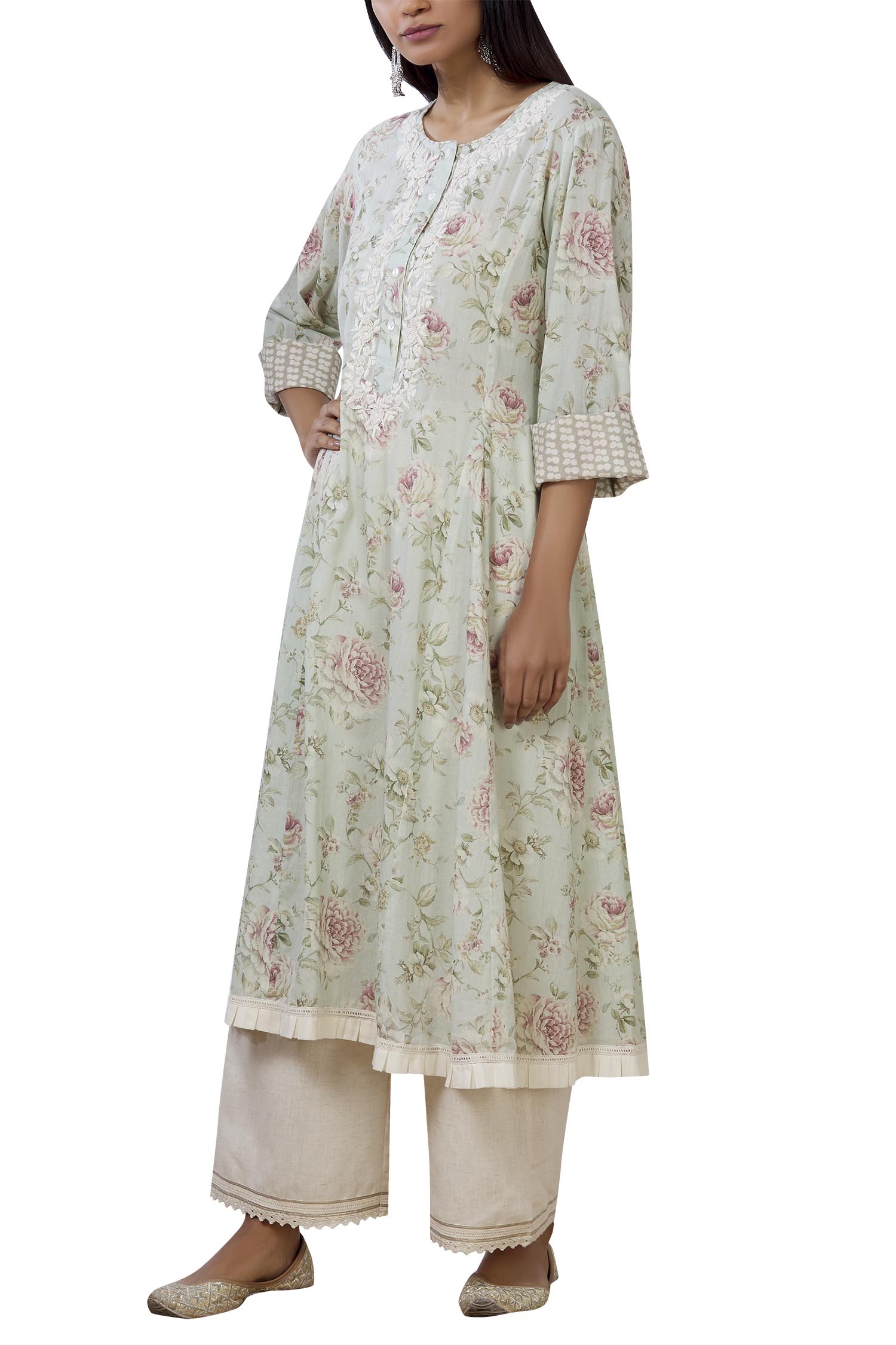flared kurta design