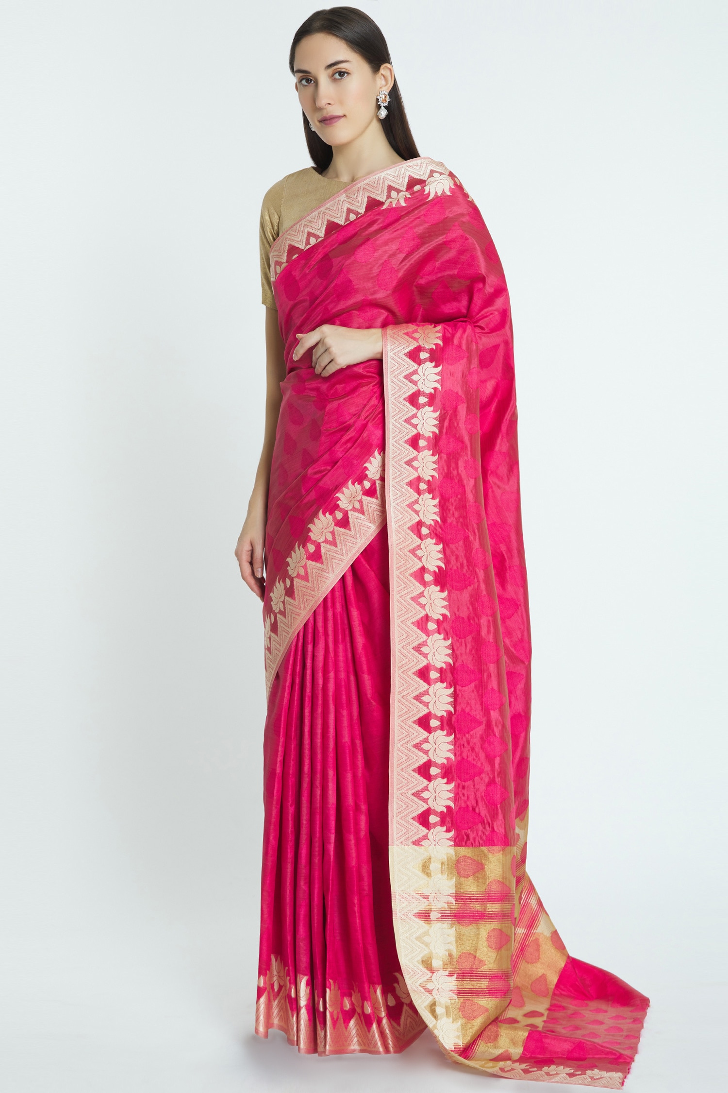 silk saree suit images