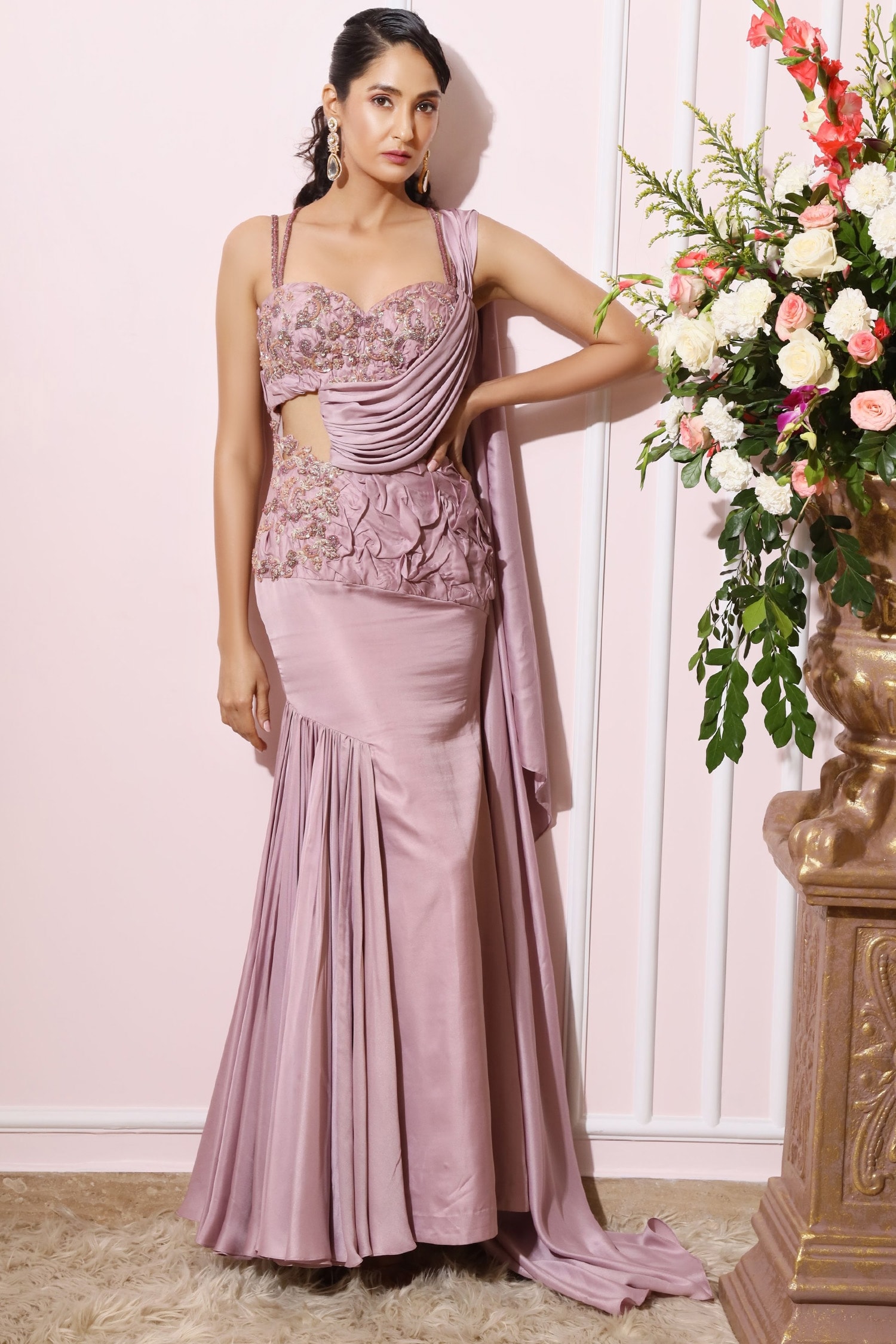 Party Wear Designer Gown Dress | Maharani Designer Boutique