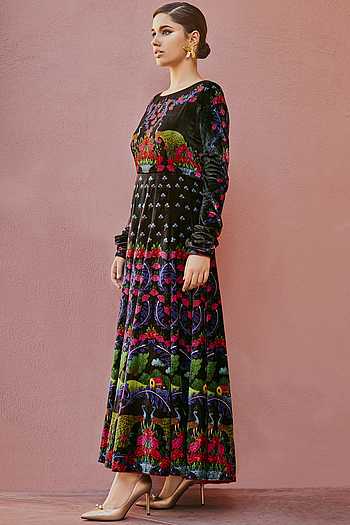 Black Velvet Anarkali Anarkali