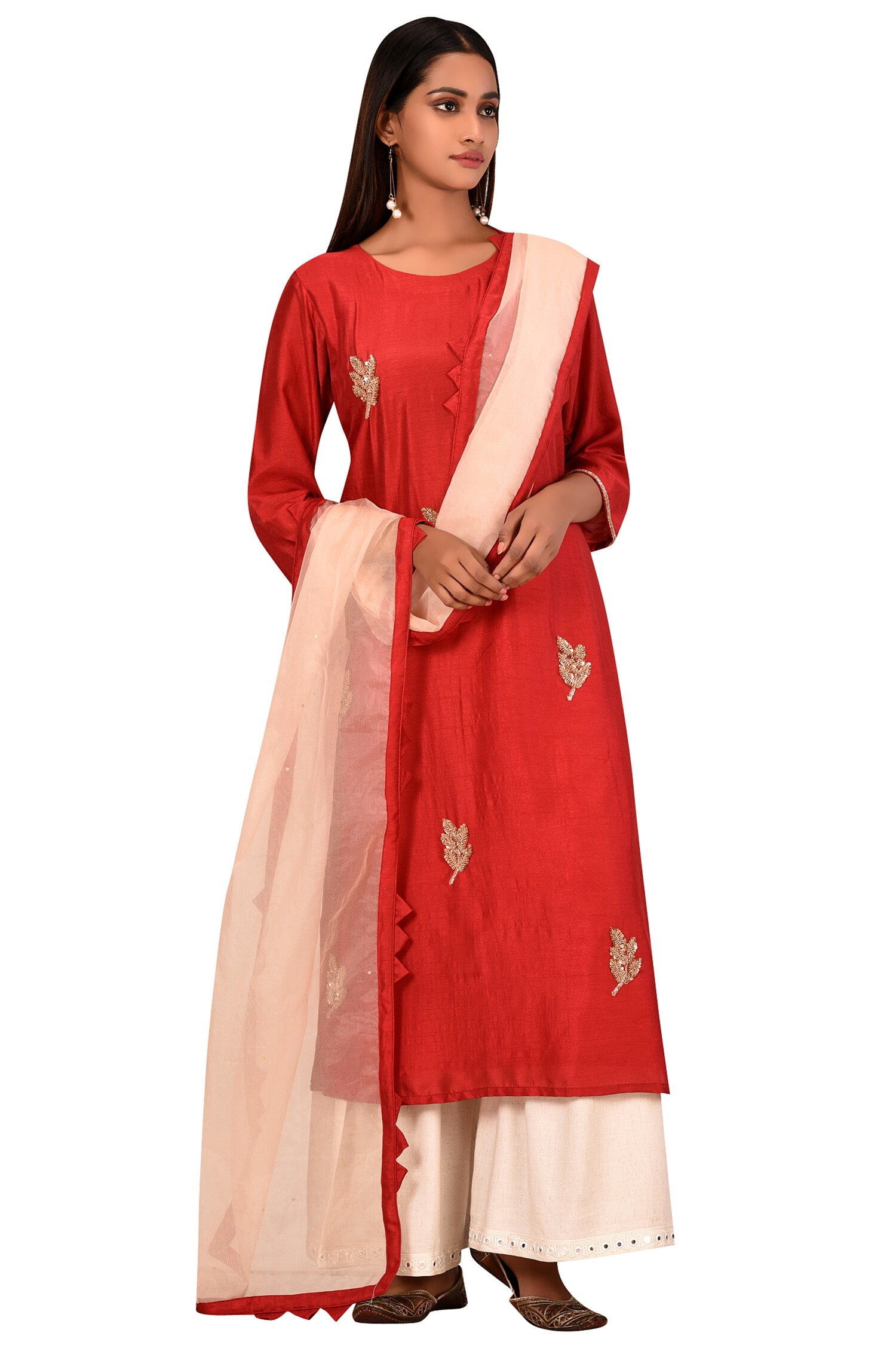 frock kurti with dupatta