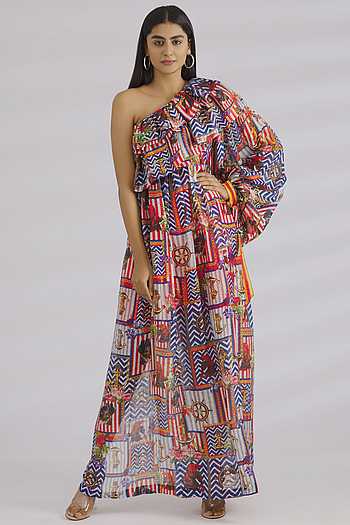 ajay maxi dress Vestido - Marfil Self And Lining Vestido Maxi Ajay - Rojo