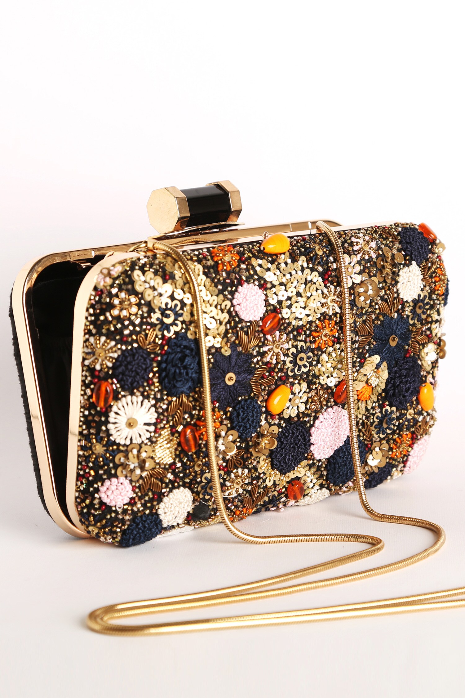 Buy Embroidered Clutch by Ara Studio at Aza Fashions