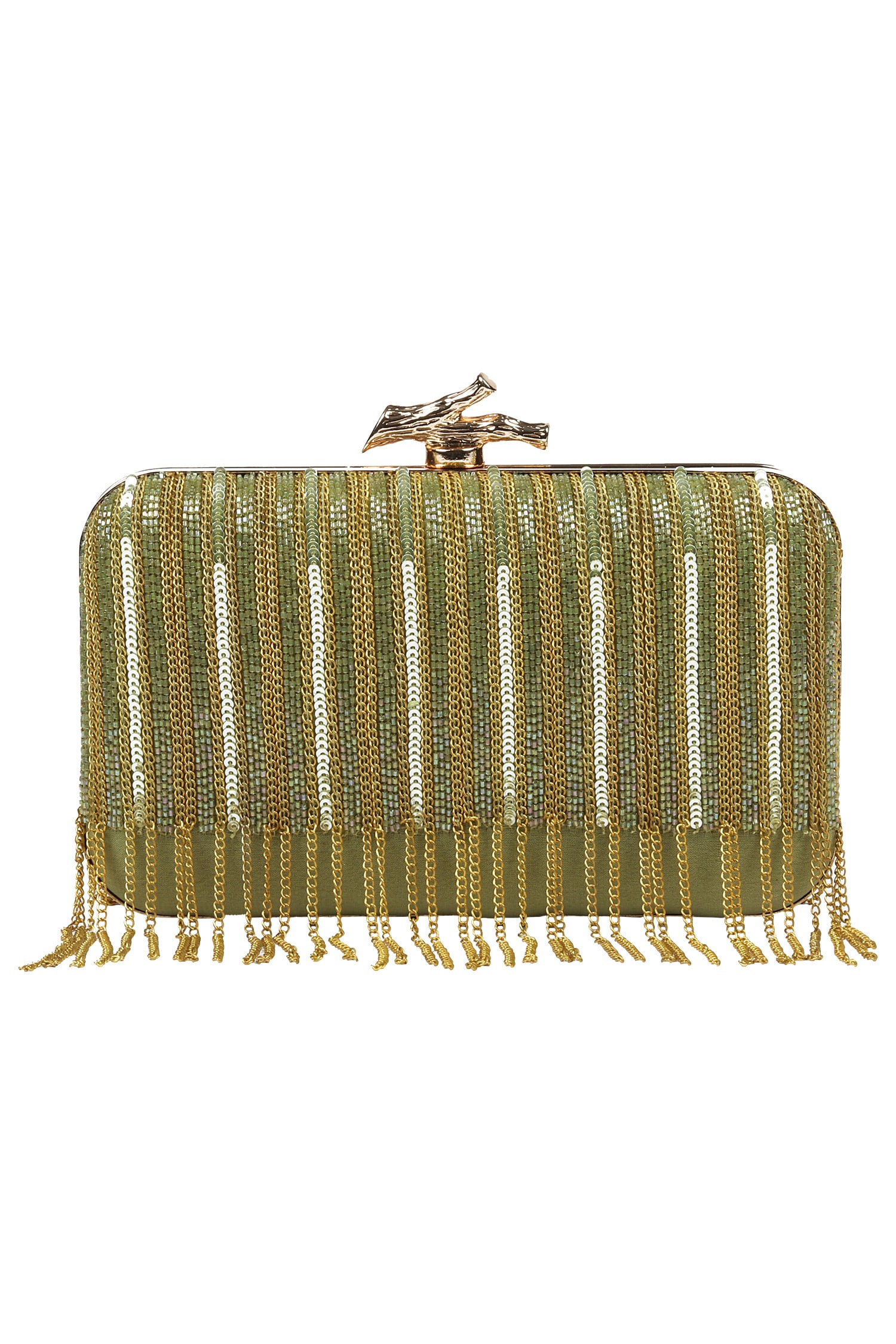 Buy Durvi Embellished Tassel Clutch Online Aza Fashions